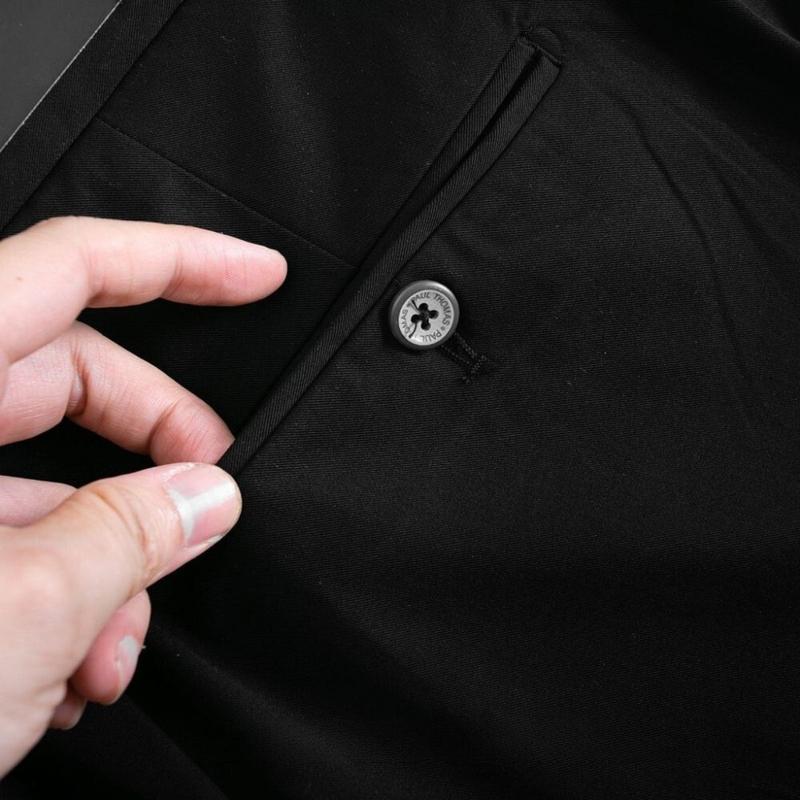Product Introduction of Quần tây nam Gozin Store ống côn dáng baggy suông đen, quần tây nam công sở co giãn vải mềm mịn -JA33 Ong Menswear 20