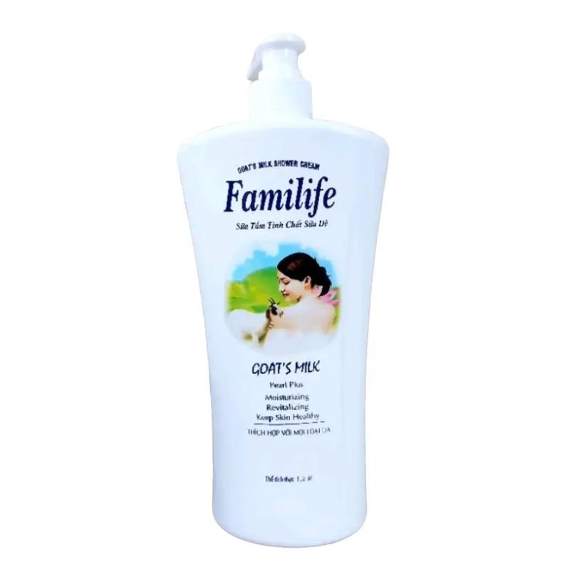  Sữa tắm Familife Dê 1100ml - Dưỡng ẩm và làm sạch da tuyệt vời - Dưỡng Body Dưỡng Da Body 