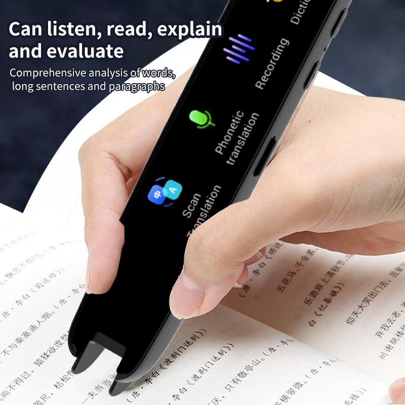 A3X Multilingual Scan Translator Pen 12 Offline 112 Online Languages OCR EN/DE/FR/JA/KR/Cantonese 2.23 "Portable 3 Colors ABS Android/Li-ion Translation Pen 1