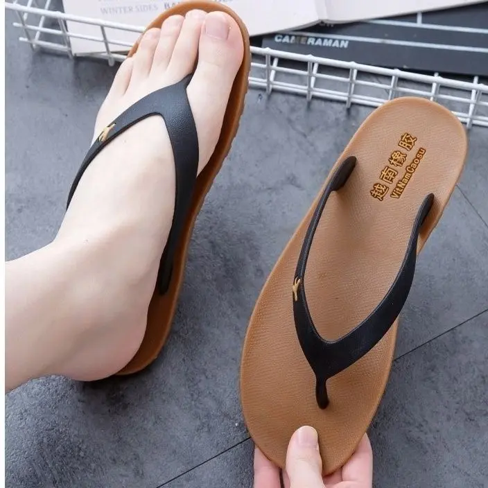 Dép Cao Su, Dép Xỏ Ngón Nam Thời Trang Và Có Thể Đeo Được, Dép Đi Trong Nhà, Chống Trượt, Khử Mùi, Được Làm Bằng Cao Su Tại Việt Nam 7
