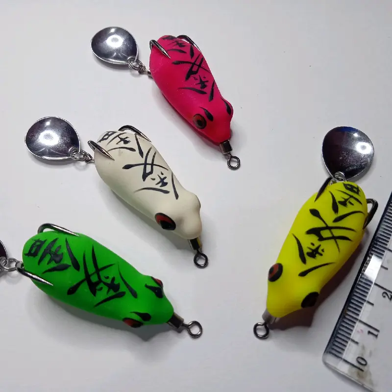 Soft frog slim body 4cm umpan kesting 4