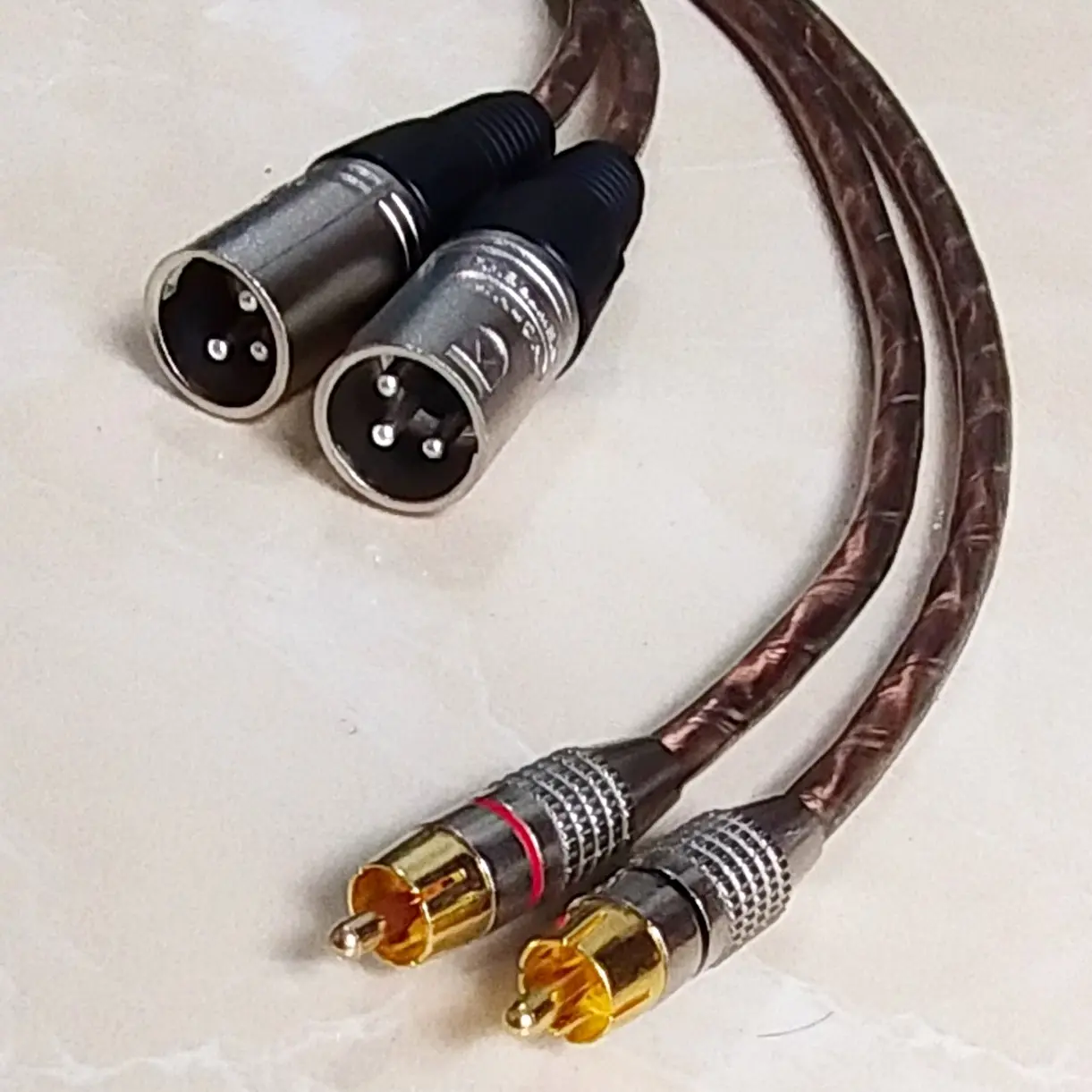 Kabel Mixer Ke Power Amplifier(1Pasang)/kabel xlr canon Male 3pin to RCA Makita 1meter 2meter 3meter 5meter
