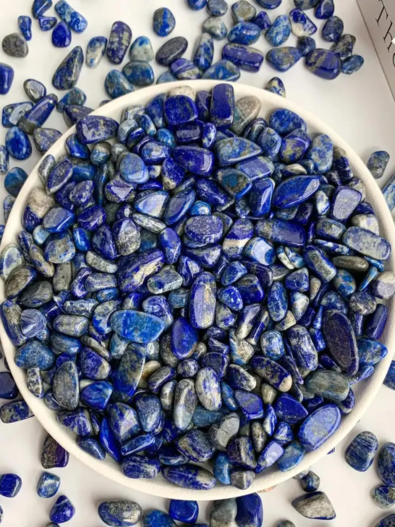 Lapis Lazuli, Decorative Aquarium Pebbles, Vase Filler, Gemstone for Home Decor