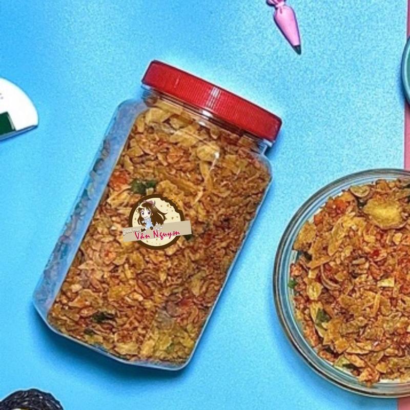 Hủ muối tép hành phi 200gr Bánh Tráng Vân Nguyễn Snack Ăn Vặt Food 2