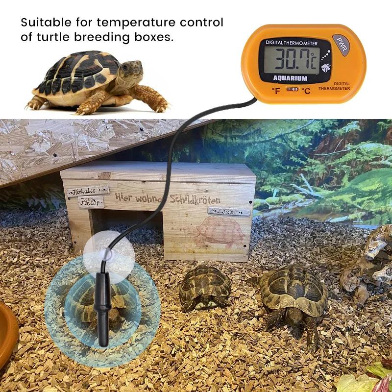 Product Introduction of Fish Tank LCD Digital Aquarium Thermometer Temperature Water Meter Aquarium Temp Detector Fish Alarm Pet Supplies Tool Aquatic 20