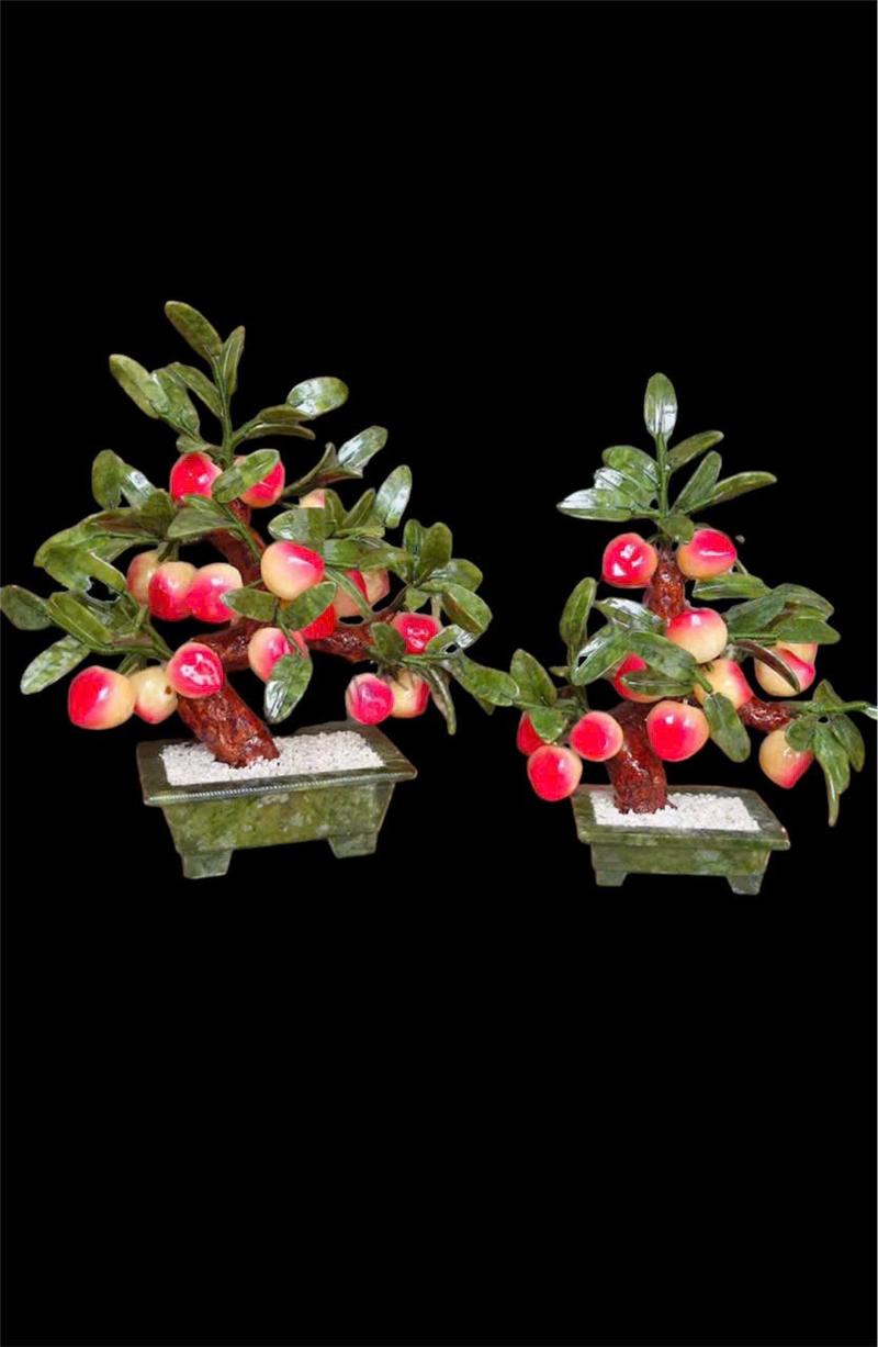 Product Introduction of Cây đào đá phong thuỷ [ Nhiều màu sắc] 12 Quả - Decor Phòng Trang Trí Nhà 1