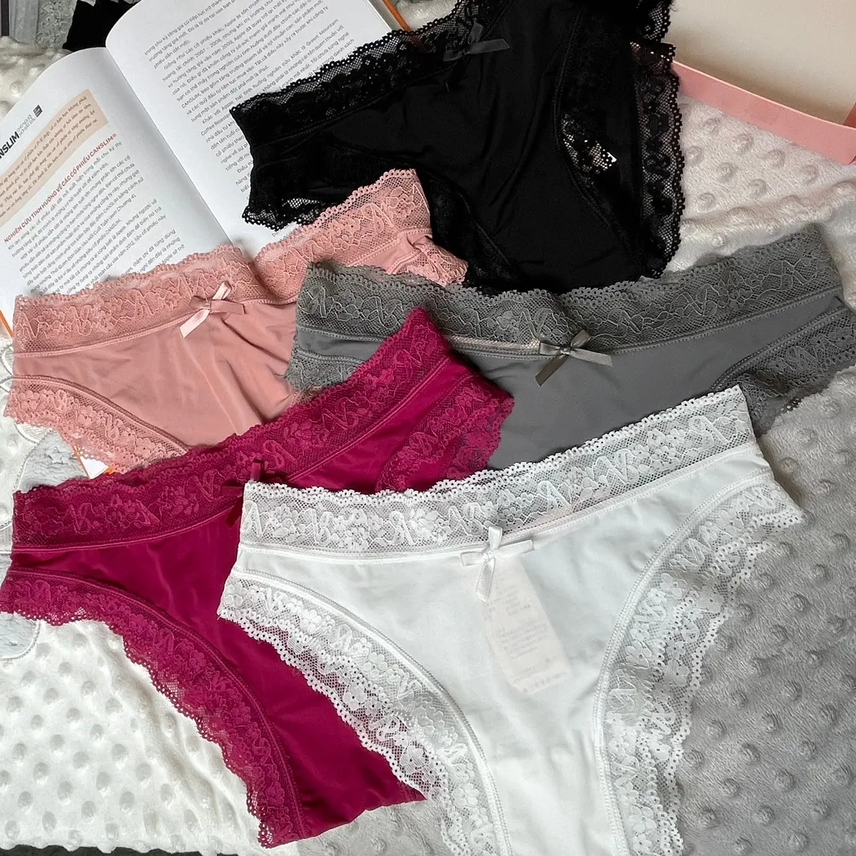 [Mã Q27] set 5 quần lót vic chất su lụa cao cấp