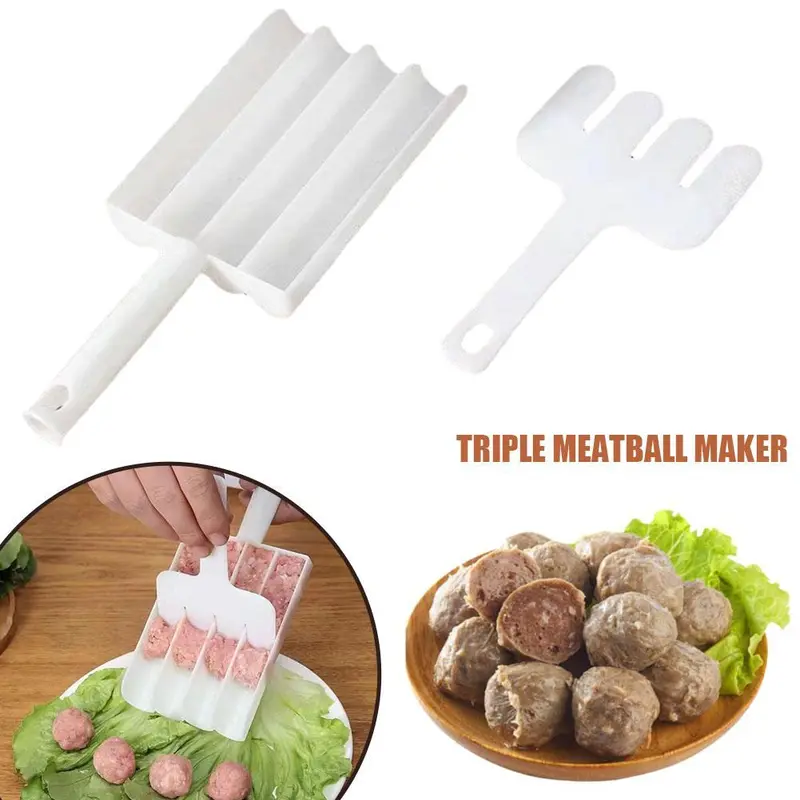 Máy làm thịt viên, 3 trong 1, Bộ khuôn làm thịt, Bộ bóng hữu ích, Máy làm cá, Máy nấu ăn, G2K5 3