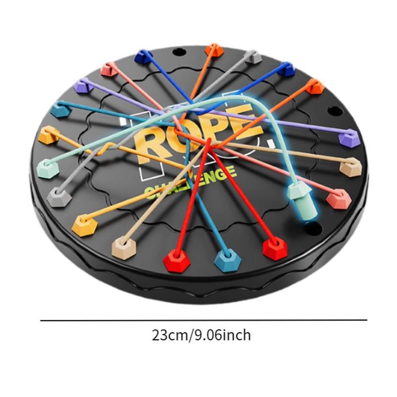 Product Introduction of Rope Untangling Toy Table Game Rope Puzzle Challenge Toy for Kids Boys Girls 0