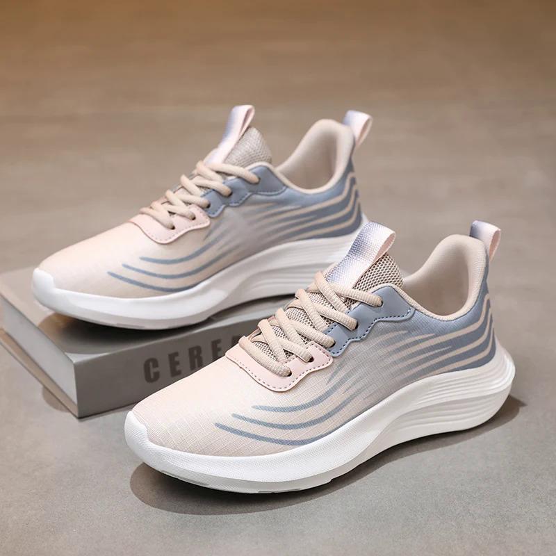 Damesko afslappet brugerdefineret sneaker plus størrelse 42 løbesko dame sneakers gåsko i stil med arbejdssko engros løbesko sportssko_voghion.com