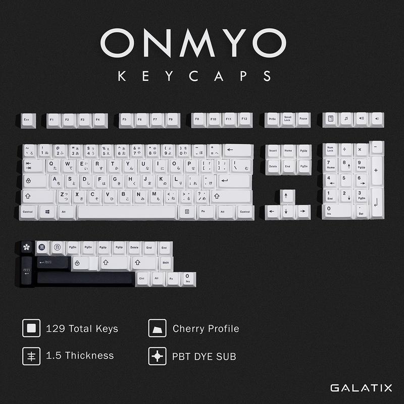 Keycaps Japanase Onmyo Cherry Profile PBT Keycap - Shop | Tokopedia