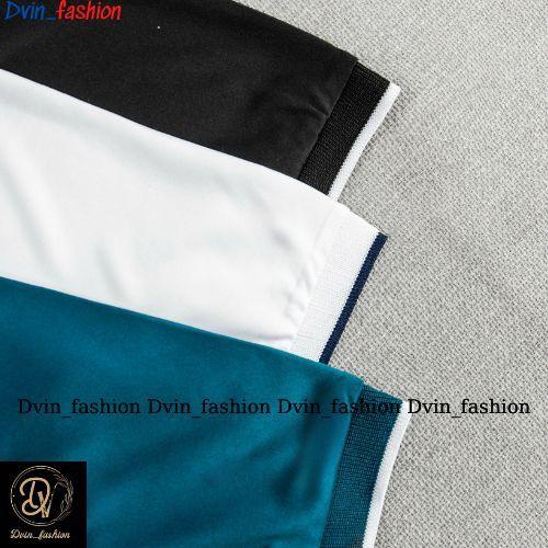 Áo thun nam trụ (SPORTS) , áo thun nam cổ trụ chất thun poly lạnh co giản 2 chiều có size đại Dvin_fashion 5
