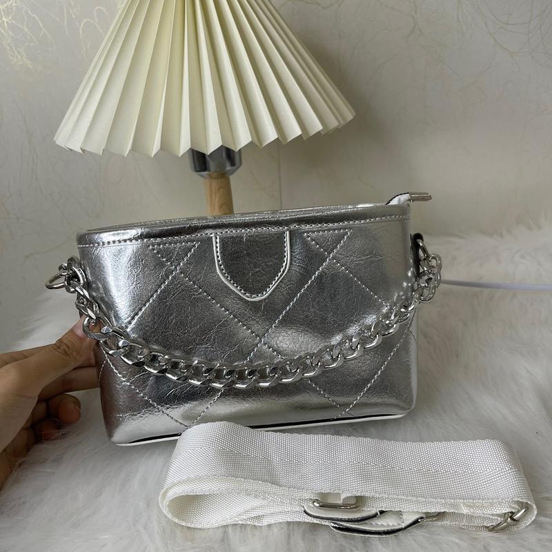  Túi đeo chéo nữ đựng điện thoại TN12 đi chơi  đi học  đi làm thiết kế đẹp 3 màu đen trắng bạc 