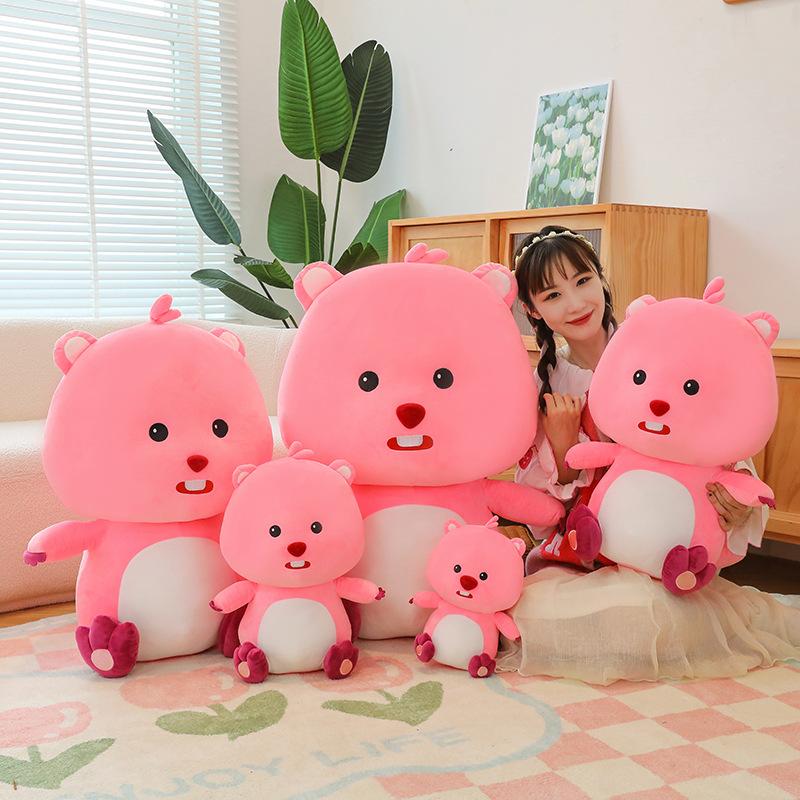  Gấu bông loopy size đại 90-110 cm . thsu nhồi bông pororo loopy hàng cao cấp Thú Nhồi Bông Thú Bông 