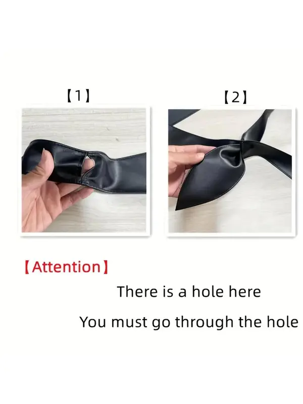 Women's Elegant Lace up Tied Knot Decorated Belt, Exquisite Trendy Belt, Fashionable Clothes Accessories for Party & Daily Clothing Decoration 3