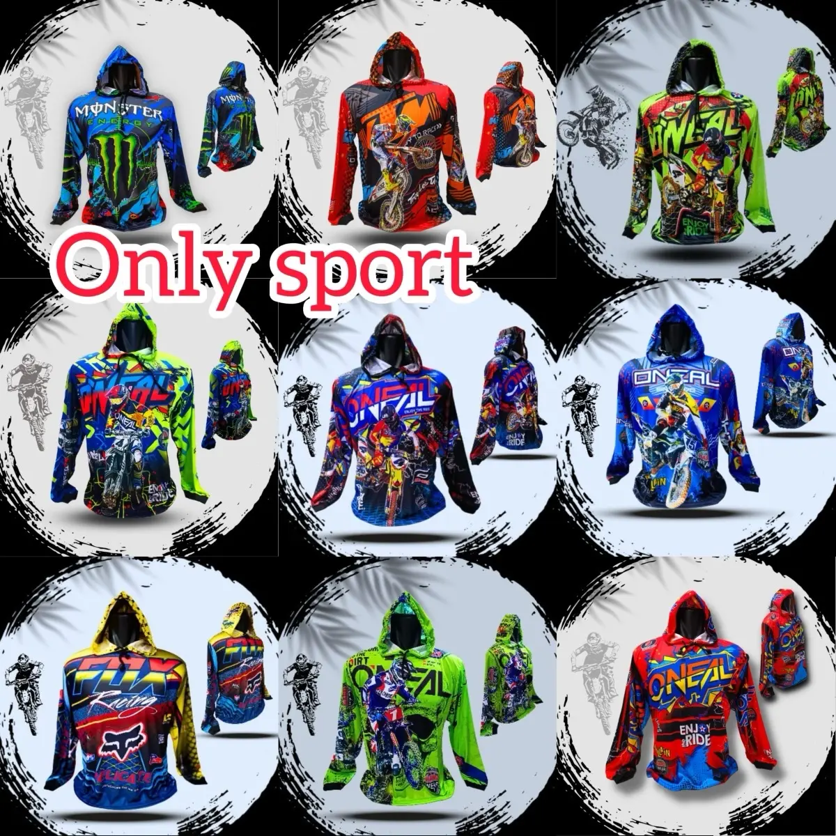 JERSEY MOTOR CROSS DEWASA KUPLUK/KOAS BAJU BALAP DEWASA KUPLUK