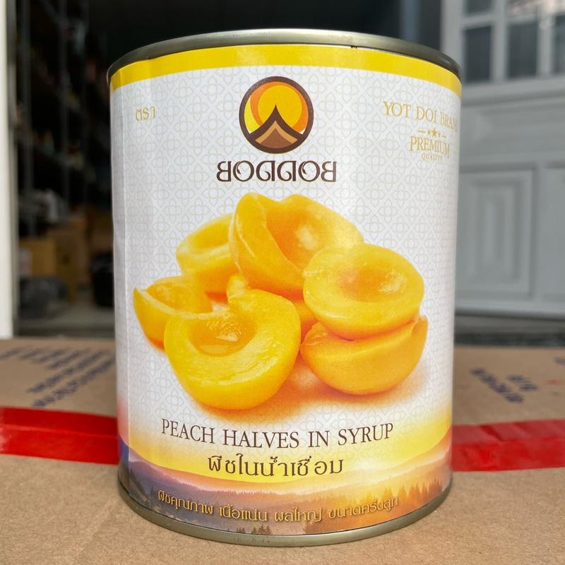 Đào ngâm Thái Lan Hộp 820g