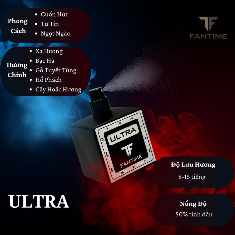 [VOUCHER 200K KHI MUA 2 CHAI] 50% Tinh Dầu Nước Hoa Dạng Xịt - FANTIME ( Dành Cho Nam Và Nữ ) Thiết Kế Chai Mới 50ML -  Cosmetic Perfume Xịt Thơm