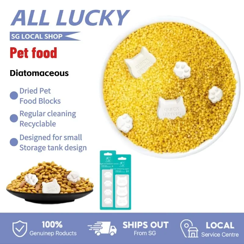 SG Absorbent for pet food Diatomaceous earth drying strip reuse drying strip Healthy food