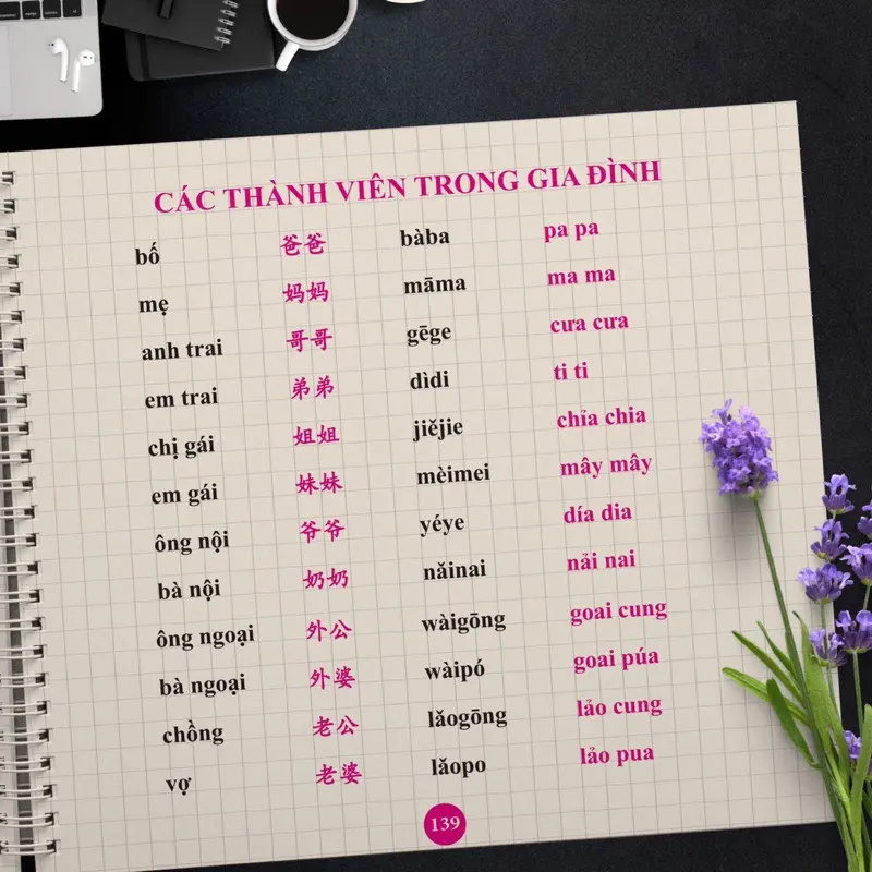 Sách-Bộ sách cẩm nang mở rộng vốn từ vựng tiếng Trung kèm sổ tay luyện nhớ (có video dạy đọc) japanese textbooks 2