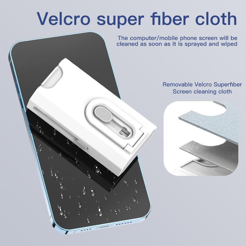 8-in-1 Multifunctional Cleaning Kit, Portable Phone & Keyboard Cleaning Tool, Phone Holder Cleaning Brush 6