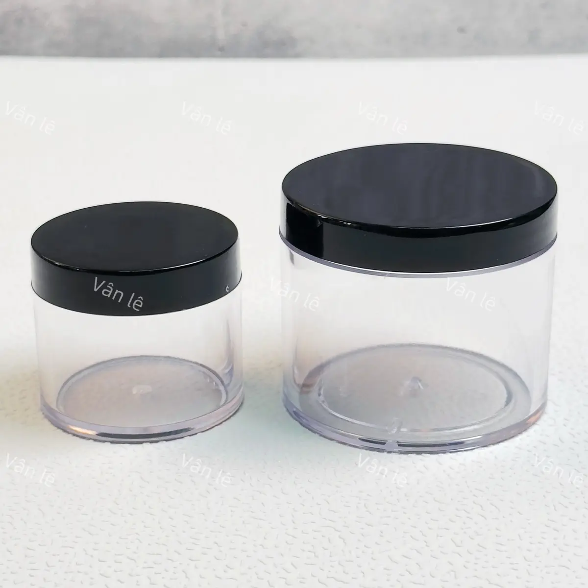 Lọ hũ nhựa trong suốt đựng dung dịch bột phụ kiện nail