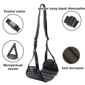 Gantungan Kaki Travel Hammock Aviation Feet Stand untuk Kursi Pesawat - Furniture, Camping