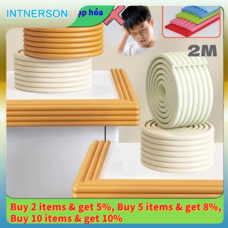 🍃🍃 Hỏa Tốc，Cuộn Xốp Dài 2 Mét Bọc Cạnh Bàn Chữ U-W-V, Miếng Dán Bịt Góc Tường Chống Va Chạm An Toàn Cho Bé Legaxi 0