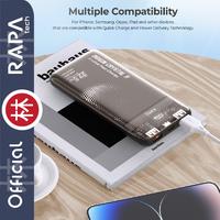 Gambar RAPAtech PB2021 - ORIGIN CRYSTAL II - QC 22.5W LED 10000 mAh Powerbank dari Liem Group Kota Administrasi Jakarta Barat 4 Tokopedia
