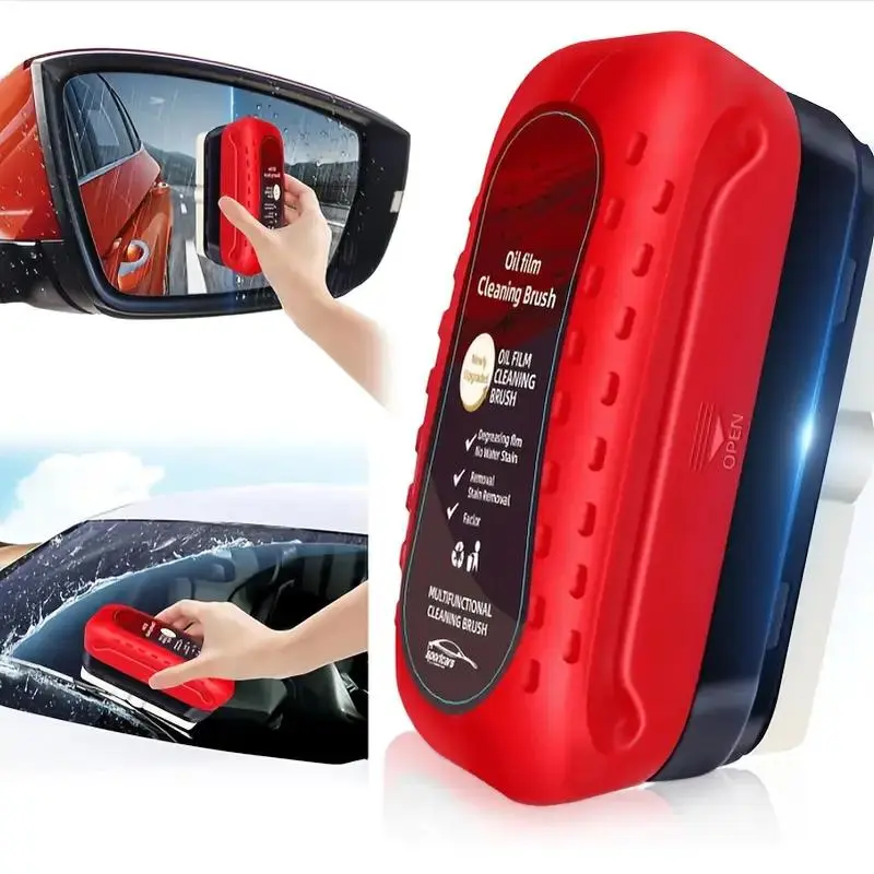 Car Windshield Cleaning Tool, Multifunctional Car Windshield Cleaning Tool with Reusable Foam Sprayer, Car Glass Cleaning Tool 0