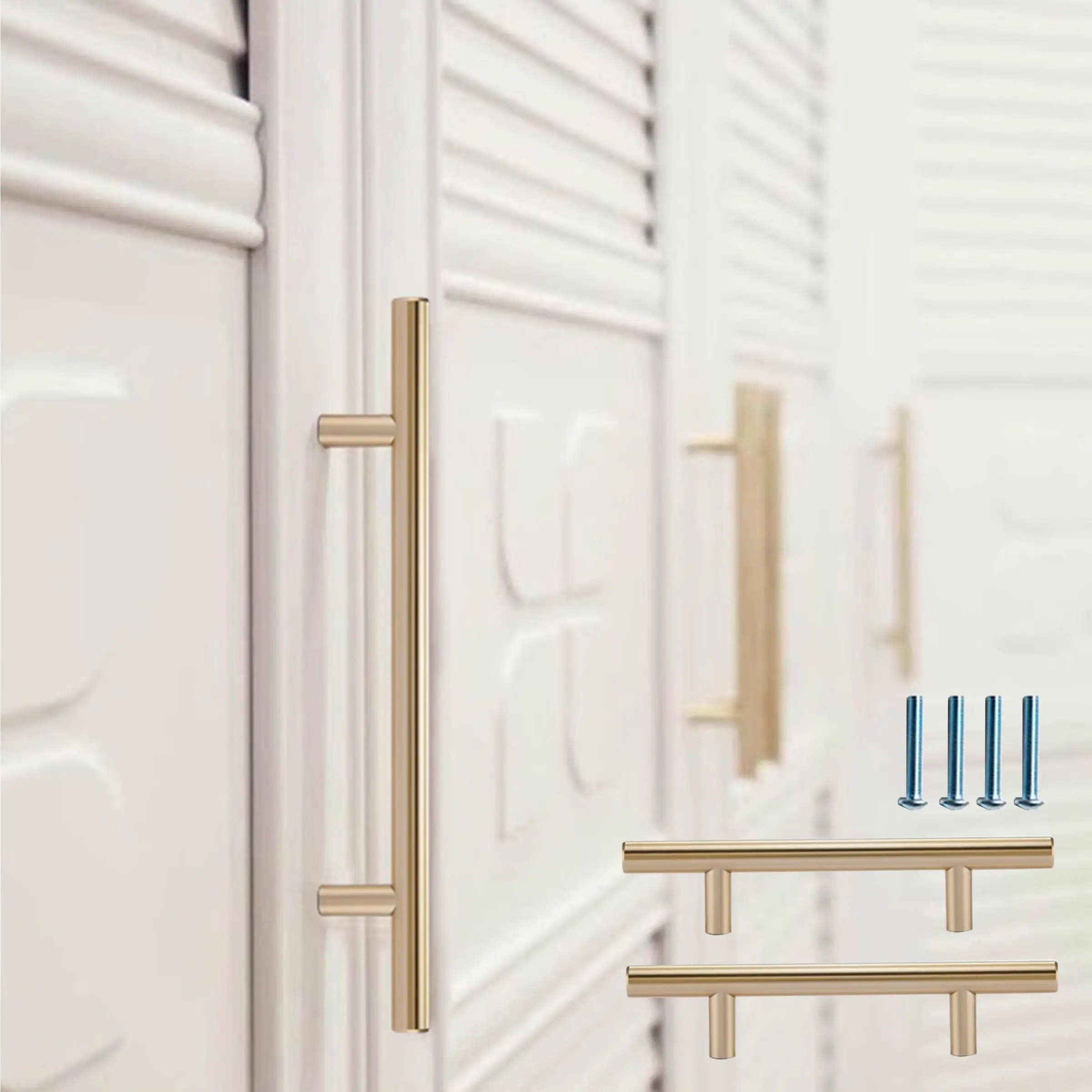 Durable and Sturdy Cabinet Handle, Aluminum Alloy Handle, Durable Fashion Drawer Handle Suitable for Kitchen and Bathroom