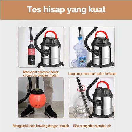 Product Introduction of Promo Guncang Tixx Vacuum Cleaner 35L  3in1 Vakum/Air Hisap/Blower Sedot Debu Basah Kering Vacum Blower Wet Dry Penyedot Debu Merah Stainless vacum  cleaner deerma  vacuum vacum 60