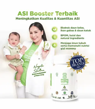 PELANCAR ASI MOM UUNG / ASI BOOTER 30 60 KAPSUL BPOM HALAL