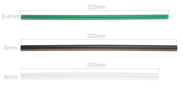 Product Introduction of Independent Paper Packaging Disposable Straw Green Coffee Black Straight Straw Juice Drink Milk Tea Straw Plastic Rietjes 2