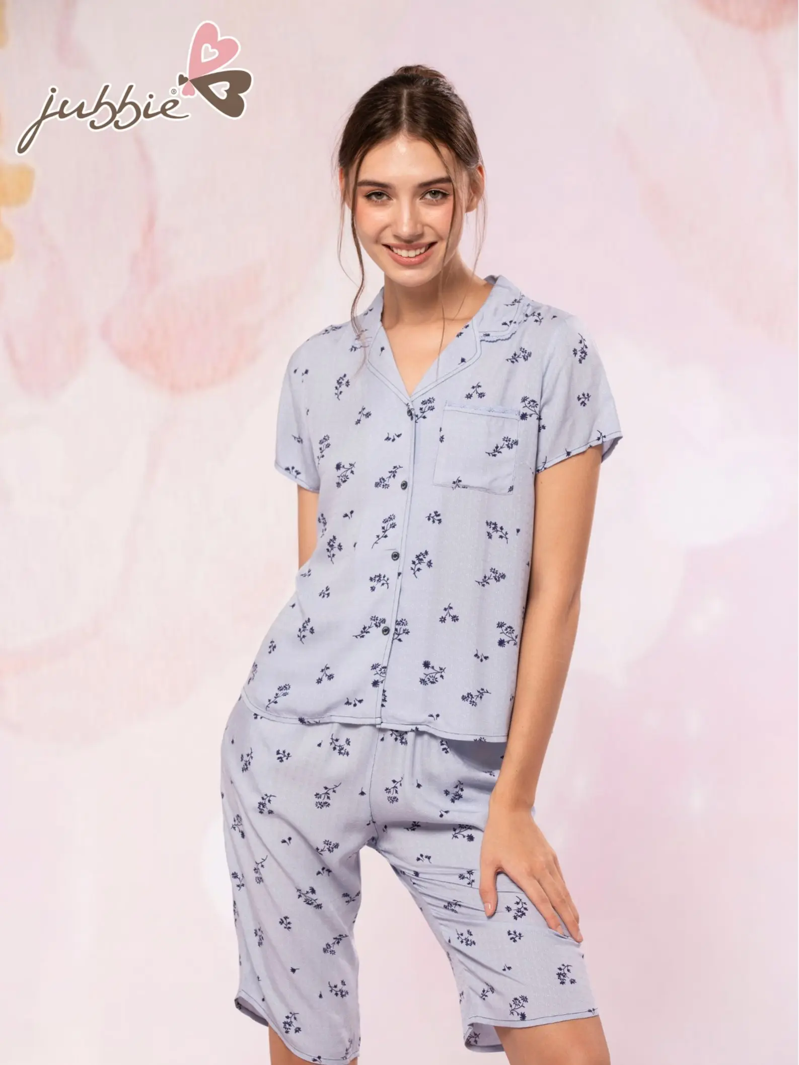 Bộ lửng mặc nhà cổ danton cài nút  - 32453