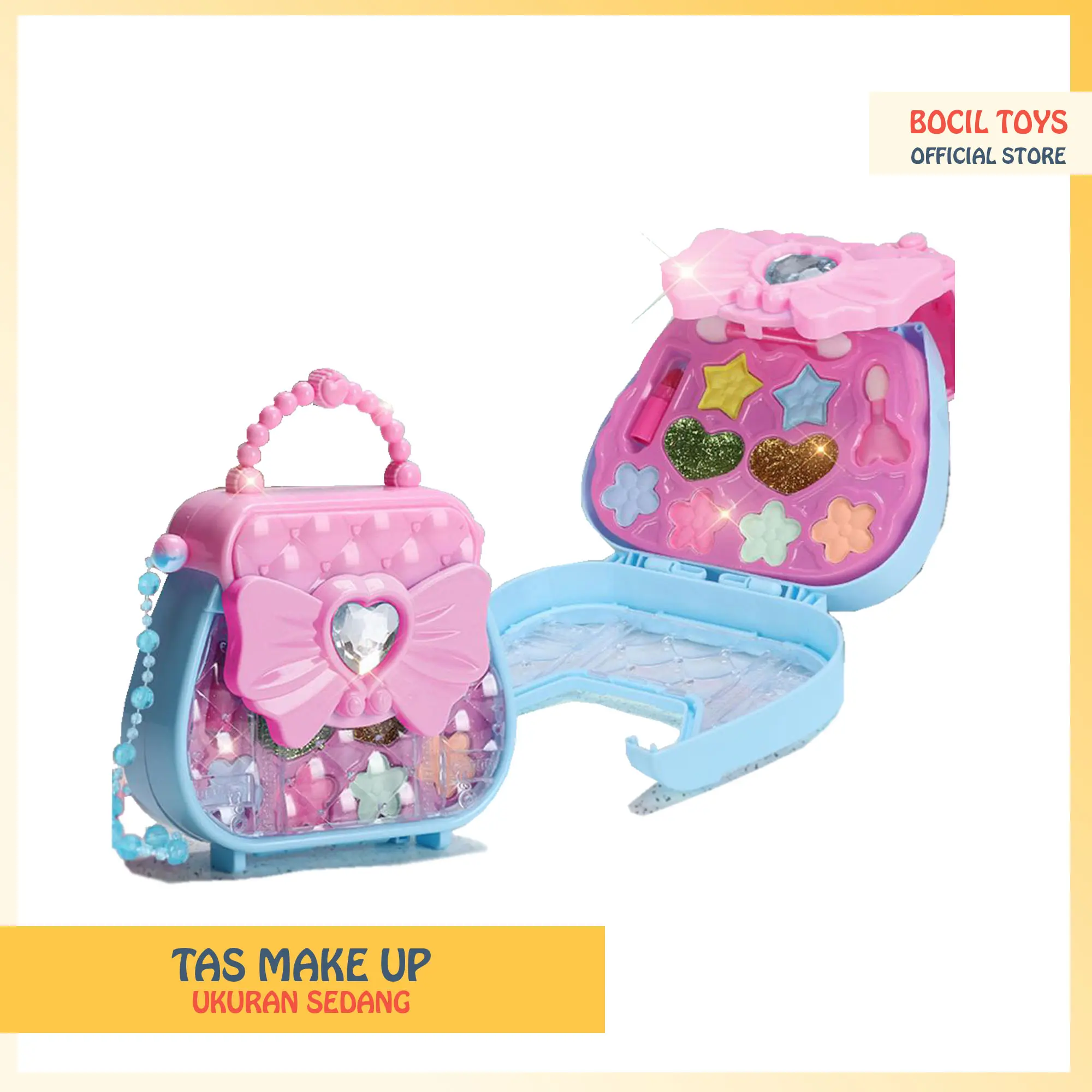 Mainan anak Tas Make up model tas selempang untuk anak cewek harga murah bisa COD
