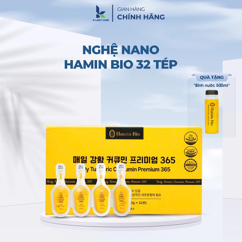 DEAL HUỲNH ĐĂNG THÔNG - Tinh chất Nghệ Nano curcumin 365 Hamin Bio 32 tép Hàn Quốc