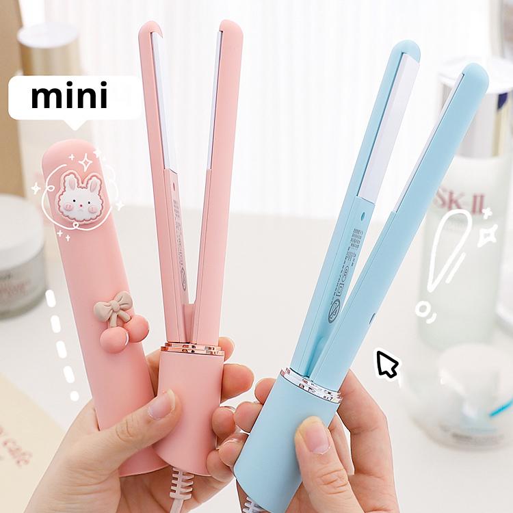 Máp ép duỗi tóc thẳng mini tạo kiểu tóc mái cho nam nữ Máy Uốn Tóc Uốn Tóc