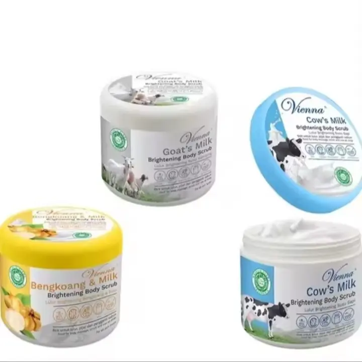 VIENNA BRIGHTENING BODY SCRUB 250GR BPOM - LULUR MANDI VIENNA 250GR Mencerahkan