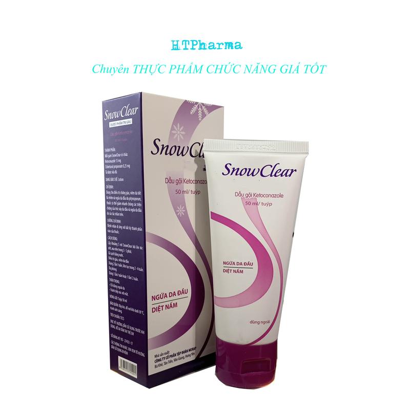  Dầu gội Snow Clear – Giảm gàu và hết ngứa da đầu - tuýp 50ml 