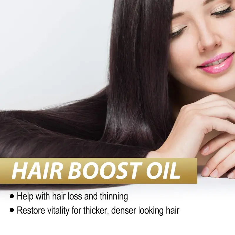 Rosemary Hair Boosting Oil for Gift, Hair Care Serum for Dry & Damaged Hair, Moisturizing Hair Oil for Smoothing Frizzy Hair, Hair Care Product for Women & Men 5