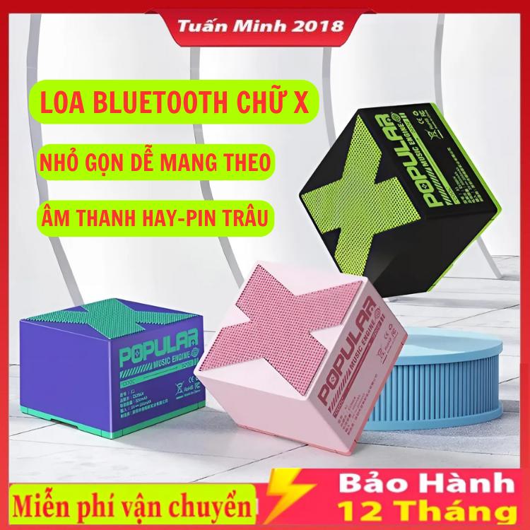 Loa Bluetooth Không Dây Mini X Bass Mạnh, Âm Thanh Sống Động, Màu Sắc Huyền Ảo,…