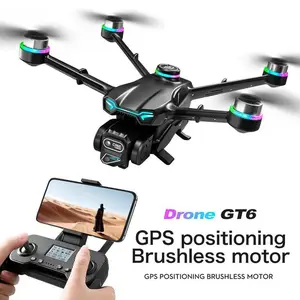 【OBRAL MURAH!】Drone RC G6 S6 Aerial – Lipat Quadcopter Kamera HD GPS FPV WIFI Hindari Rintangan