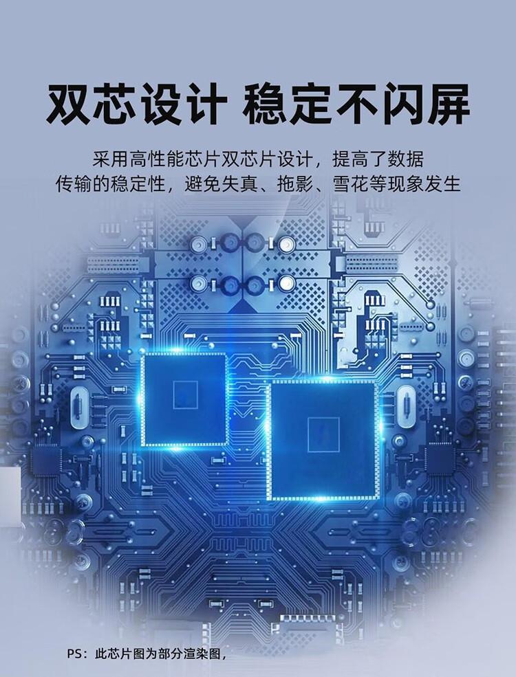 Product Introduction of VGA to HDMI+VGA 1080P HD Video Audio-Video Synchronization Output Male to Female Converter for Computer 2