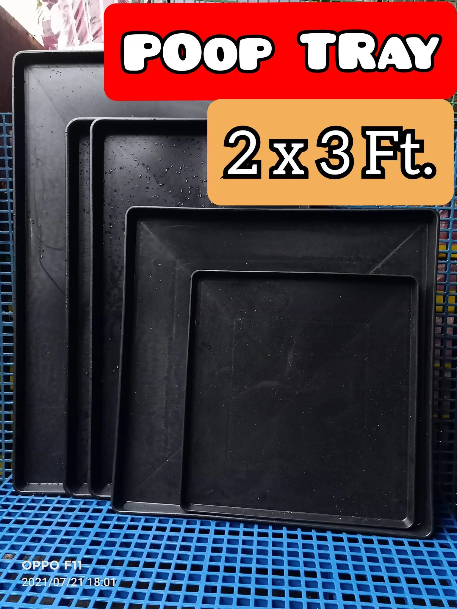 2X3 FT POOP TRAY CAGES AND TRAINING POOP PETS