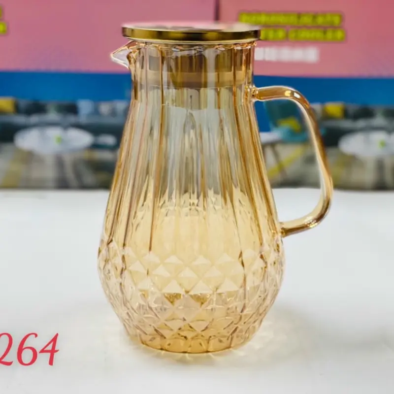 BÌnh Thuỷ Tinh Chịu Nhiệt Dung Tích 1800ml Màu Hổ Phách 0