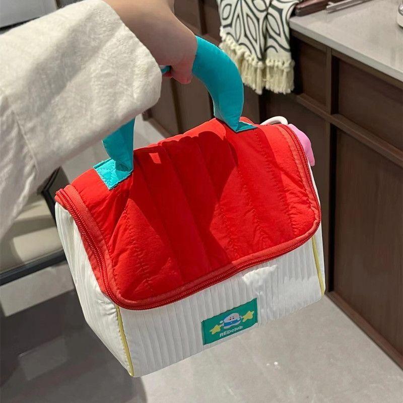 Product Introduction of Túi Buggy Chăm Sóc Da Tại Nhà, Thiết Kế Dễ Thương, Dung Tích Lớn, Cầm Tay, Túi Đựng Mỹ Phẩm, Thích Hợp Đi Du Lịch, Rửa Và Trang Trí, Có Thể Tùy Chỉnh 7