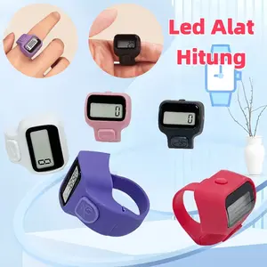 Led Alat Hitung / Alat Hitung Digital Led Tasbih Jari Counter /Digital Mini Led Alat Hitung Ibadah/Digital Perlengkapan Shalat/Alat Penghitung Alat Hitung Digital Tally Counter