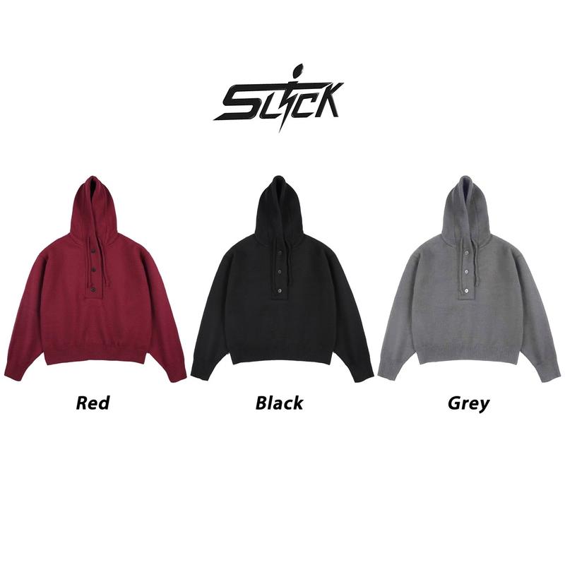 Áo Hoodie Len Dệt Kim Lông Cừu Organic Cao Cấp - The Slick Way  UNISEX