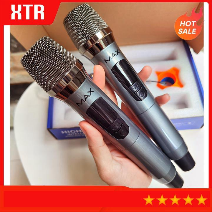 Micro Không Dây Karaoke Max 19 & Max 39, Mẫu Mới 2023, Màn Hình LED